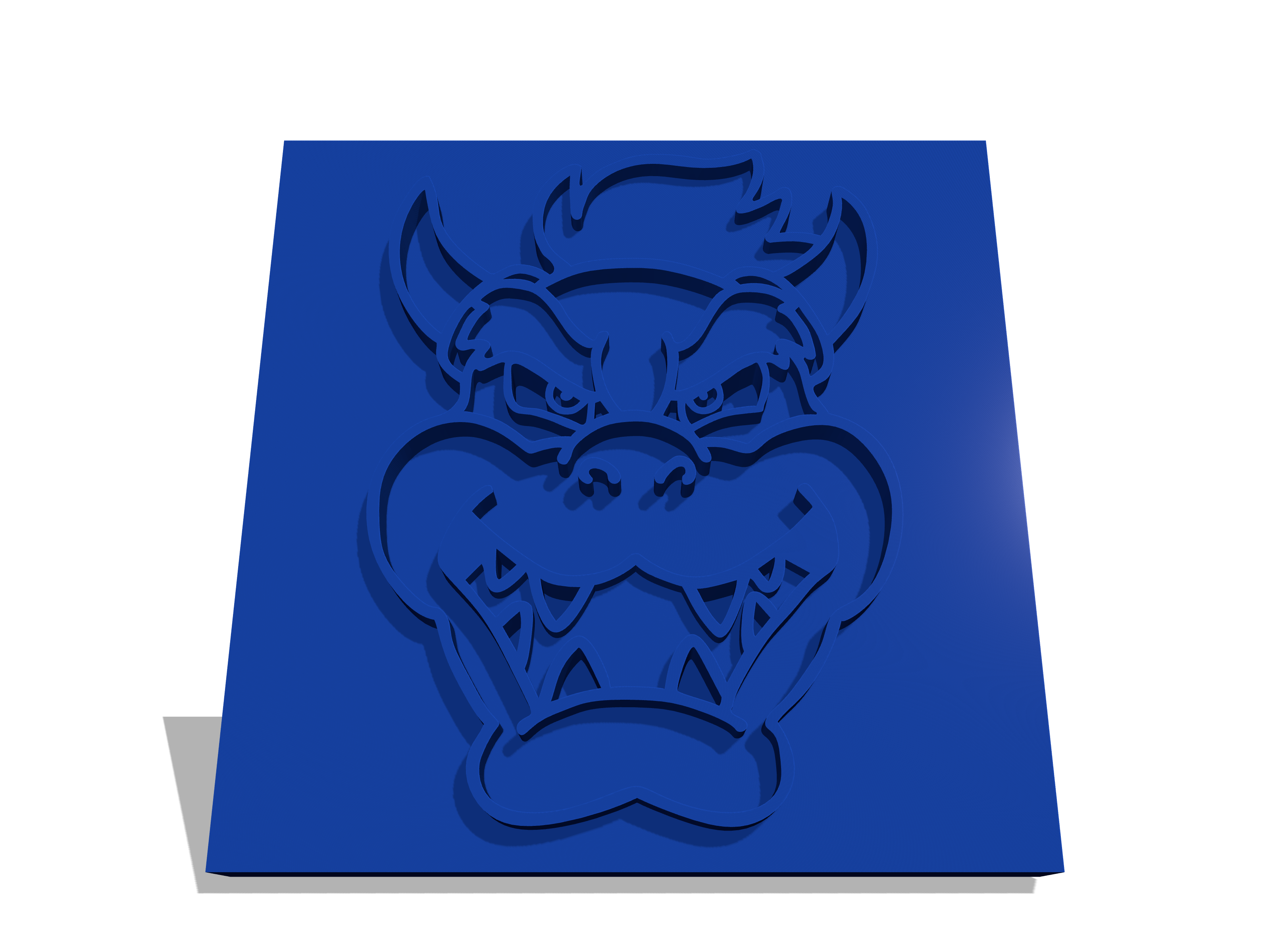 Plaque Tête Bowser
